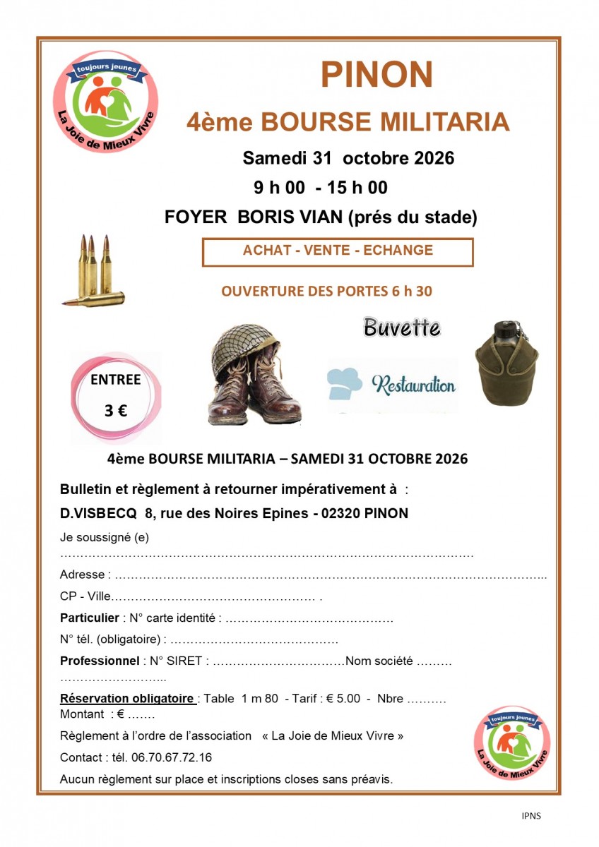 4EME BOURSE MILITARIA